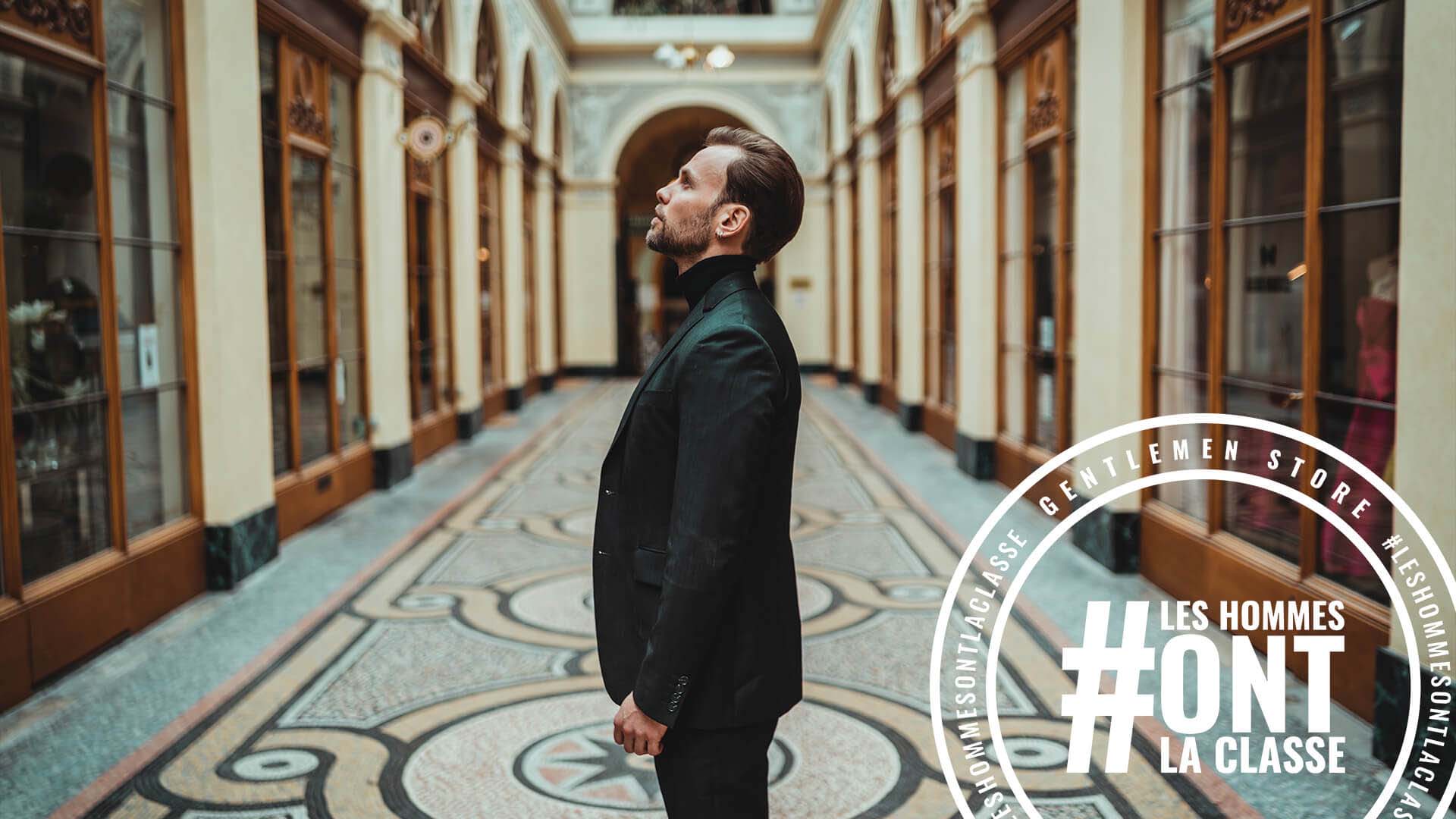 Photo de couverture de la collection Paris pour les Hommes ont la Classe, un shooting réalisé par l'agence de marketing digital RFLX