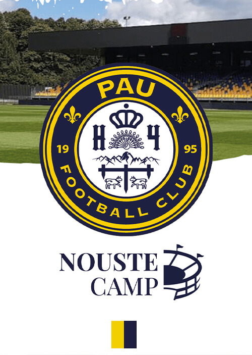 Mockup de la création du site internet pour le club du Pau FC par l'agence de marketing digital RFLX