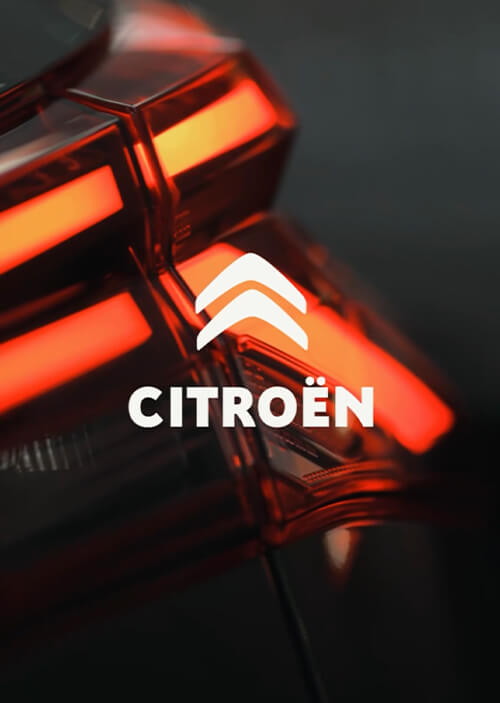 mockup de présentation de la Réalisation vidéo promotionnelle du nouveau C5 Air Cross pour Citroen par l'agence RFLX