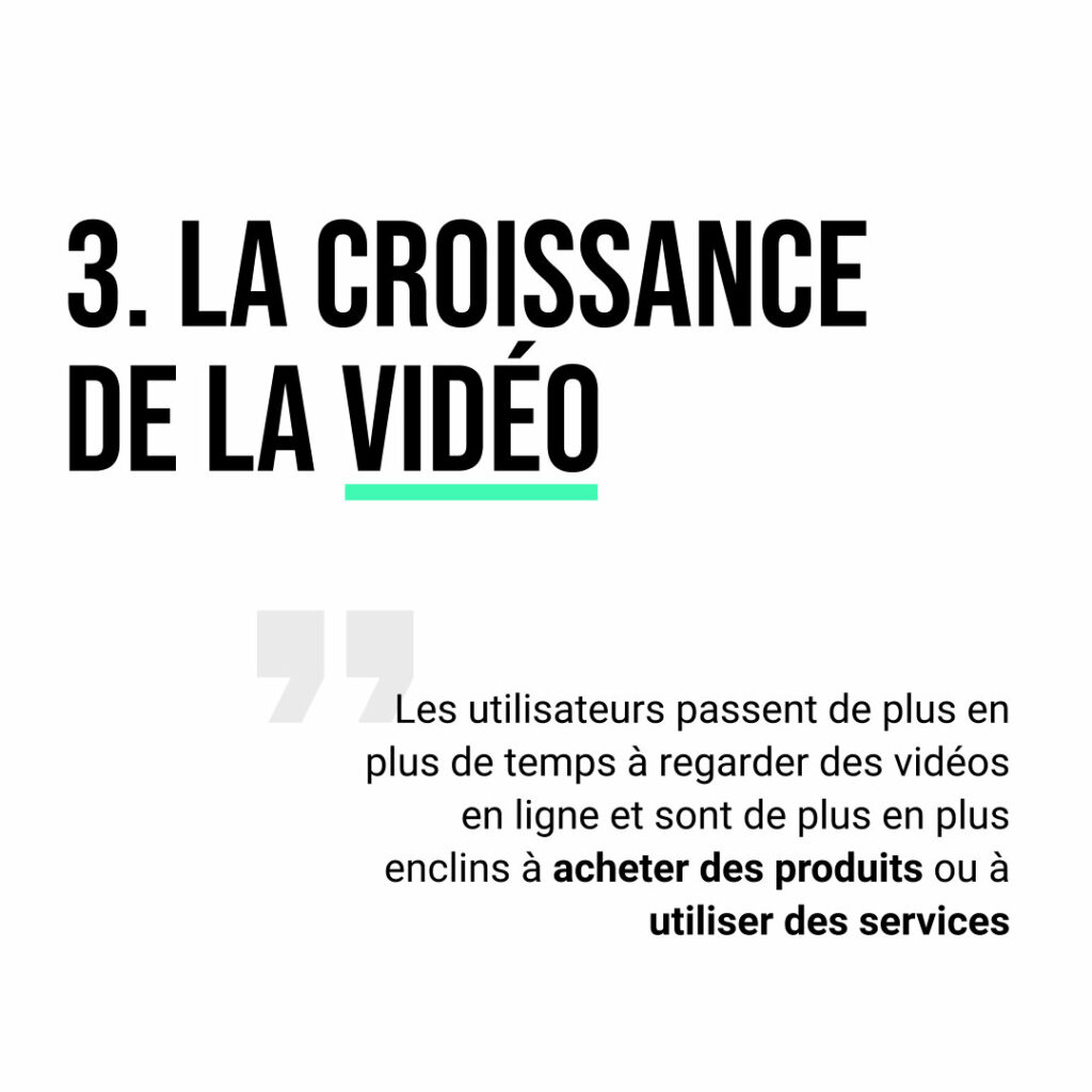 explication de l'importance de la vidéo dans sa stratégie de marketing digital en 2023